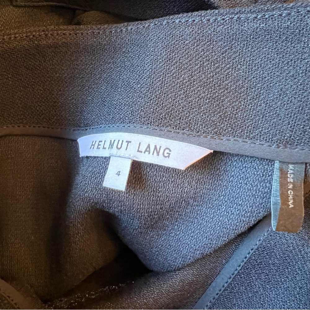 Helmut Lang Navy Blue Wrap Midi Skirt | Size 4 - Picture 7 of 7